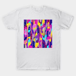 Colorful Abstract with Fun Dots T-Shirt